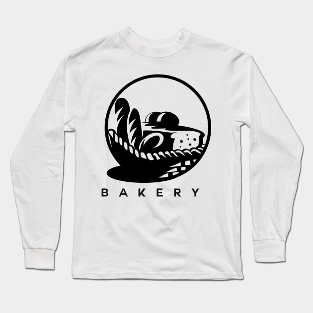 Bakery Long Sleeve T-Shirt by Whatastory